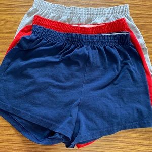 Trio of Soffe gym/cheer/sport shorts!